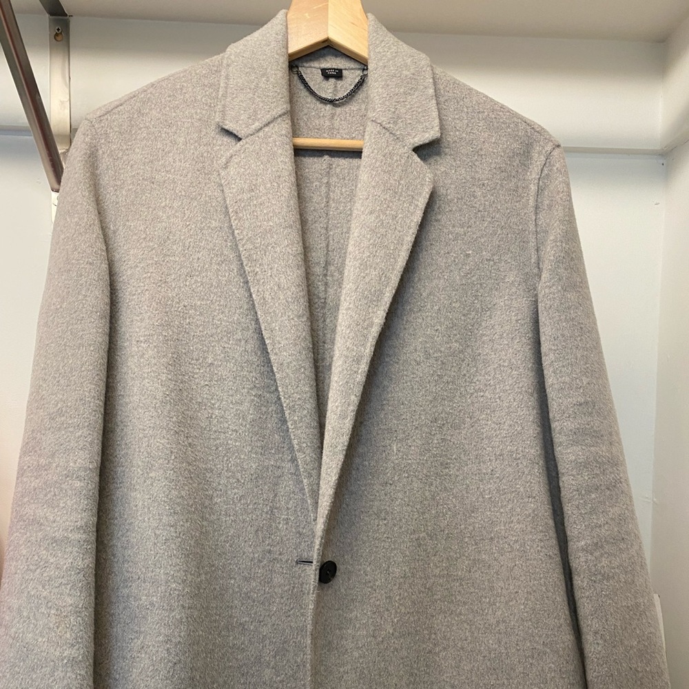 All Saints Anya Coat Light Gray Size xs